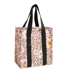 KOLLAB Market Bag - Leopard Floral