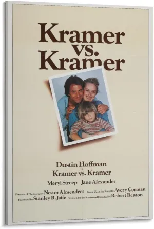 KRAMER VS. KRAMER Retro Movies Posters 70S Vintage Canvas Painting Poster Wall Art Decorative Picture Prints Modern Decor Framed-unframed 12x18inch(30x45cm)