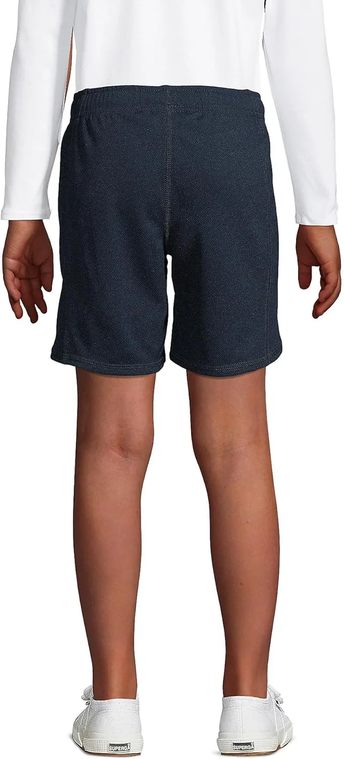 Lands' End School Uniform Girls Mesh Gym Shorts