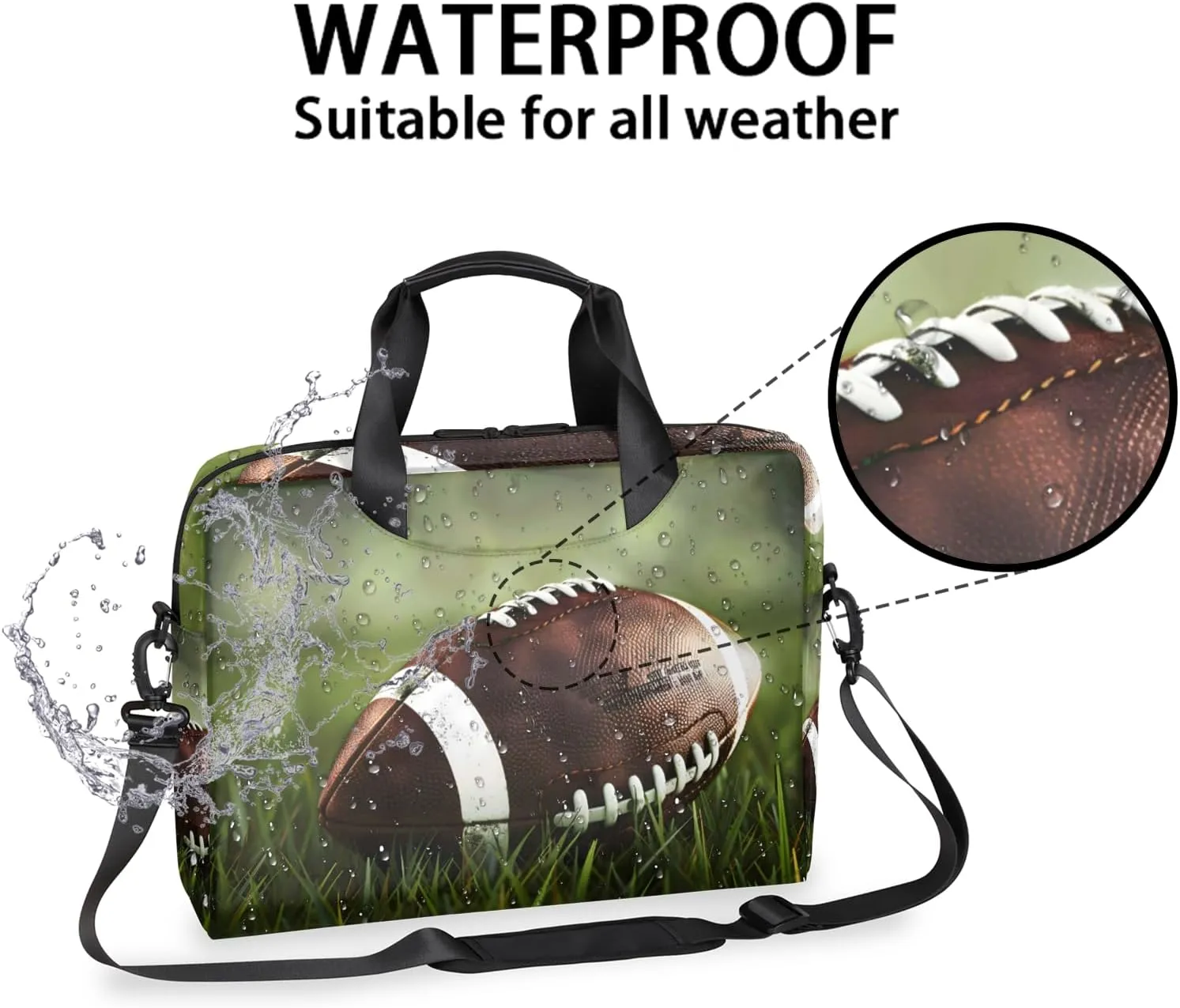 Laptop Bag 15.6 Inch Laptop Sleeve Case with Shoulder Straps Computer Slim Briefcase for Men and Women