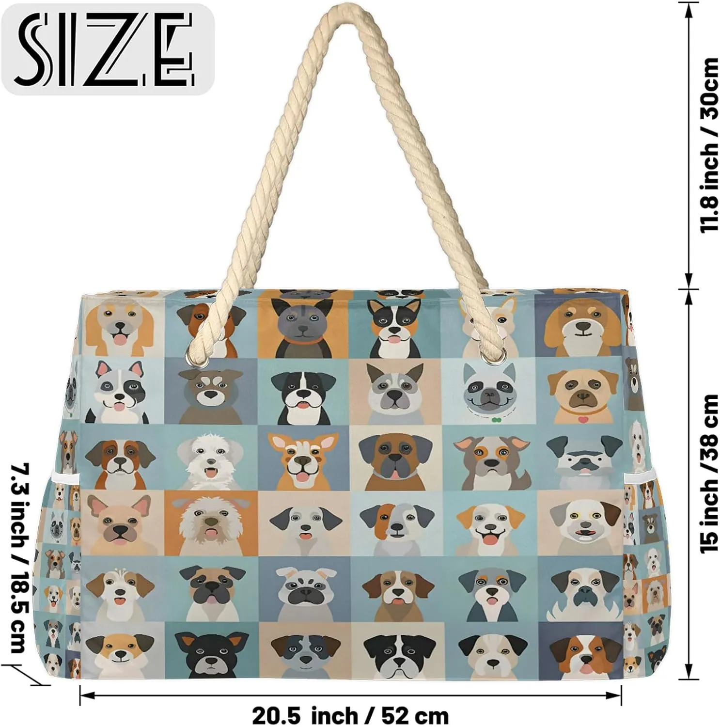 Large Beach Bags for Women with Zipper Beach Tote Bag Waterproof Sandproof Gym Swim Pool Grocery Travel Bag