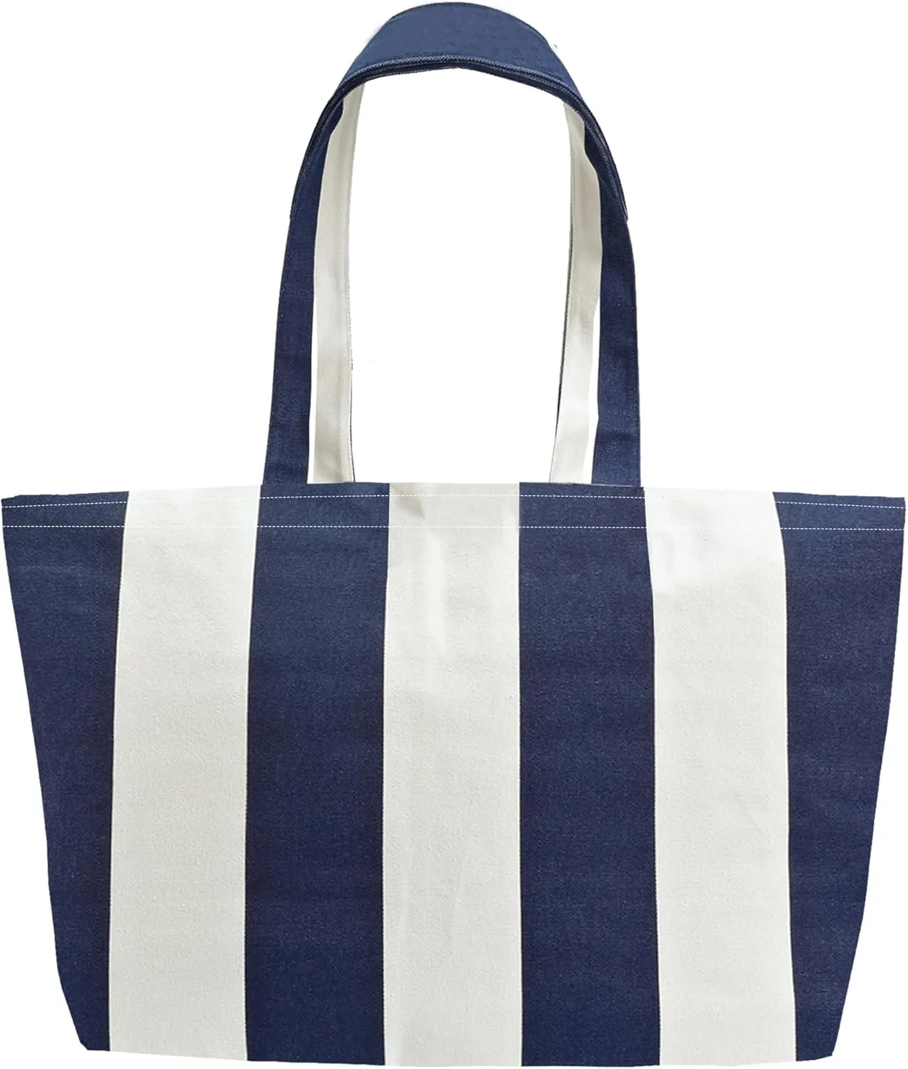 Large Canvas Tote Bag-Extra Big Shopping Beach Totes Bags Reusable Largest Grocery Plain Solid Bag 28"x8"x16"
