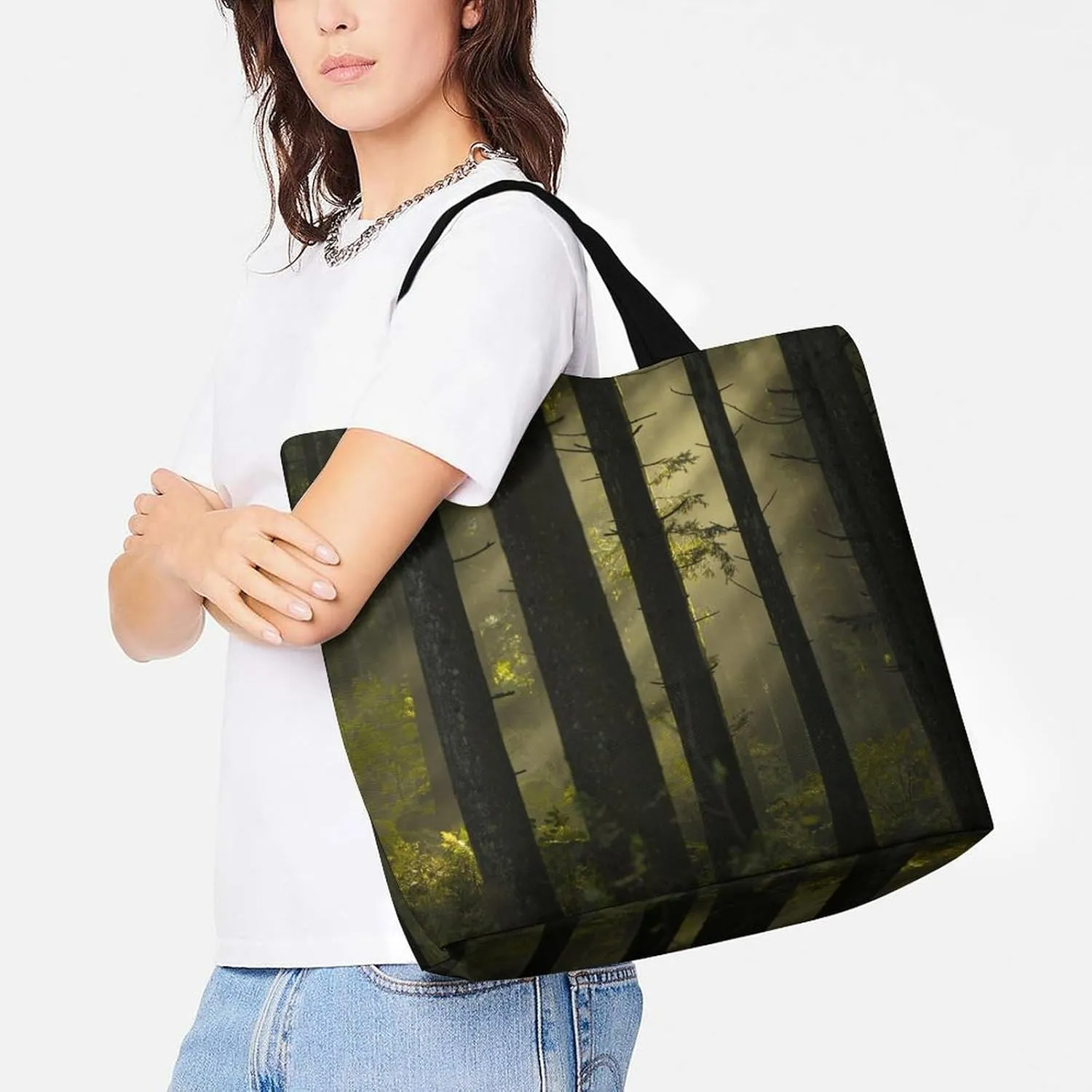 Large Capacity Shopping Tote Bag for Women, Girls
