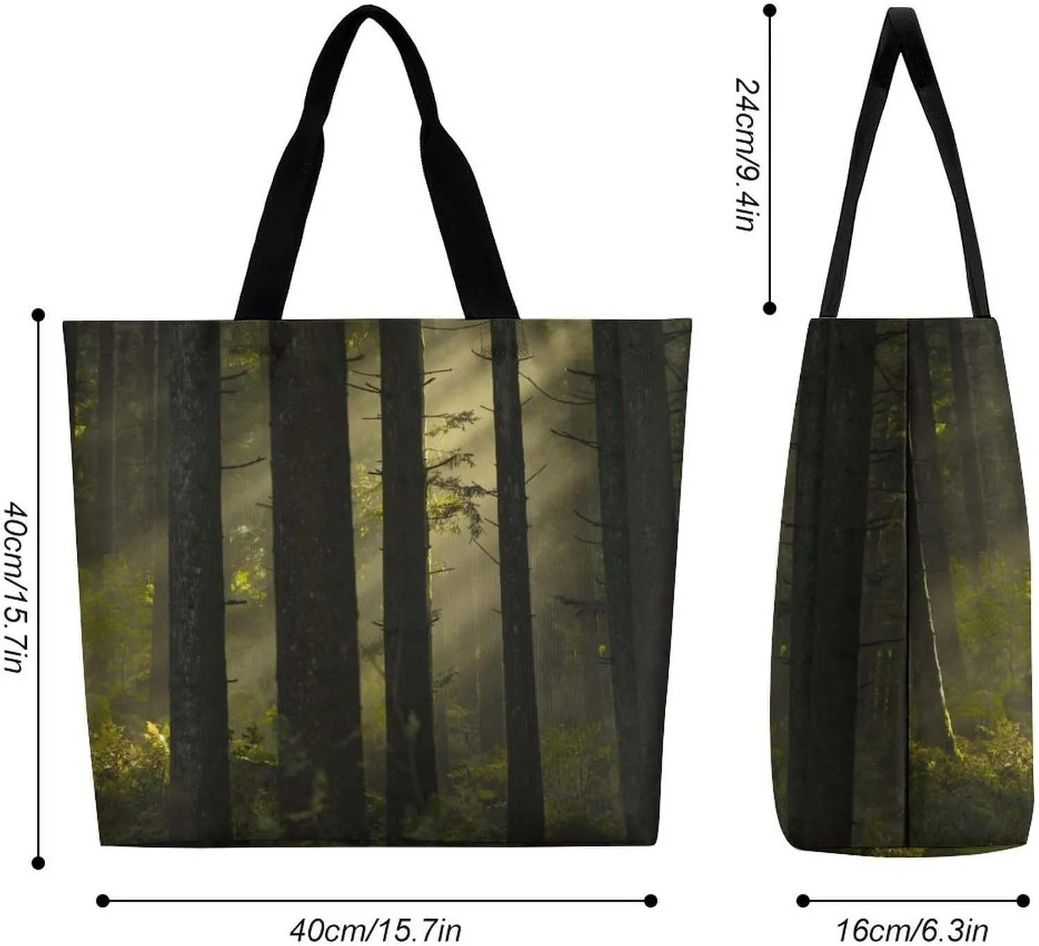 Large Capacity Shopping Tote Bag for Women, Girls