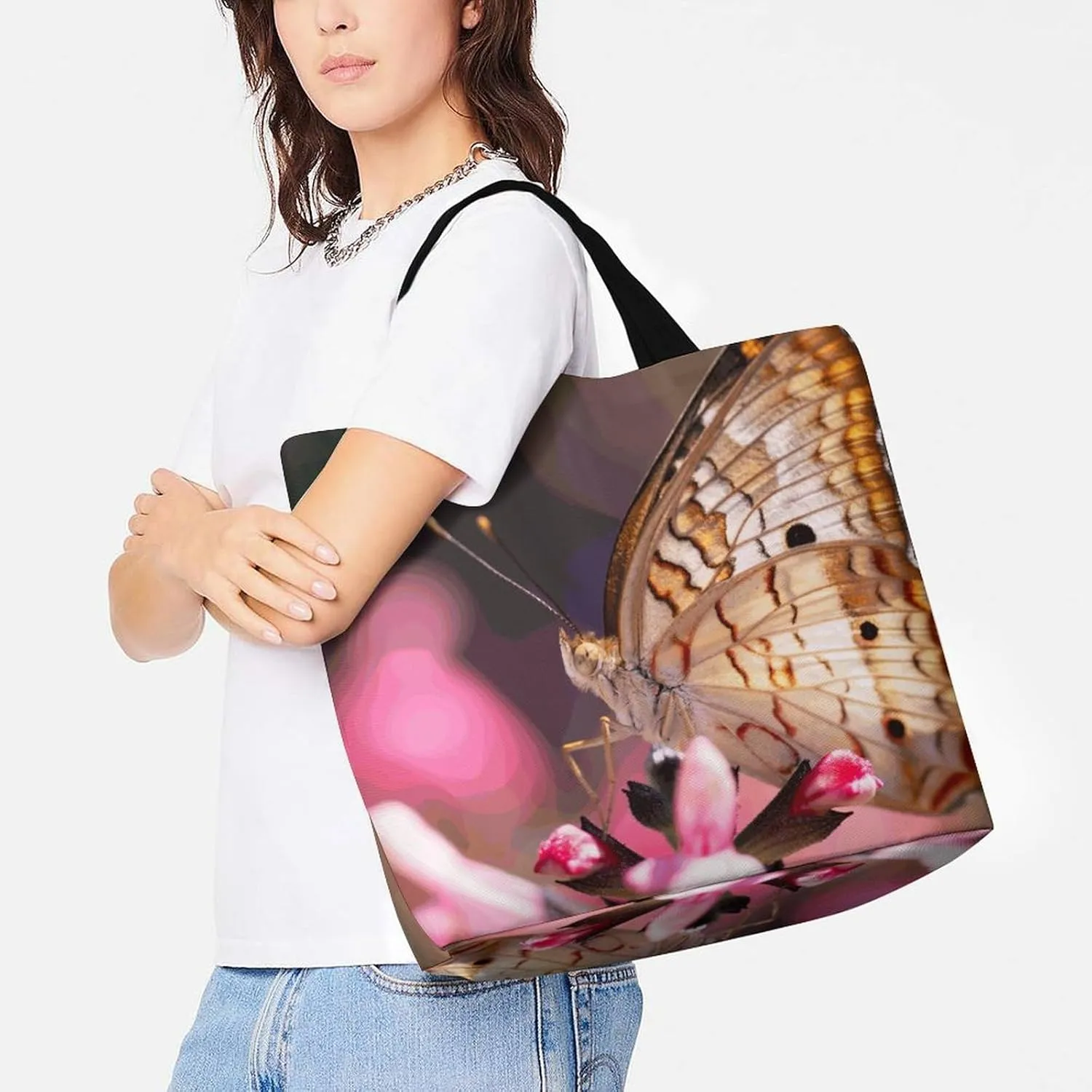 Large Capacity Shopping Tote Bag for Women, Girls