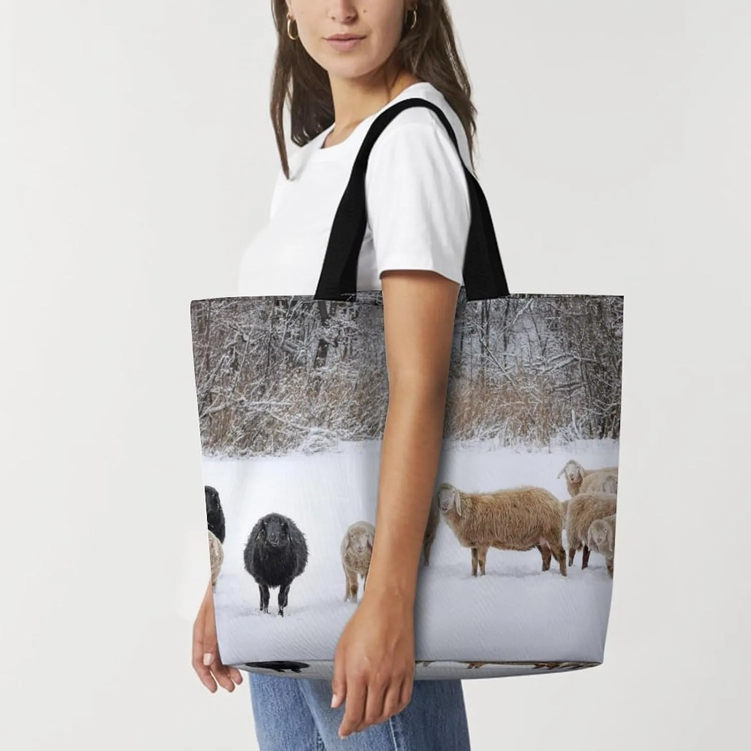 Large Capacity Shopping Tote Bag for Women, Girls