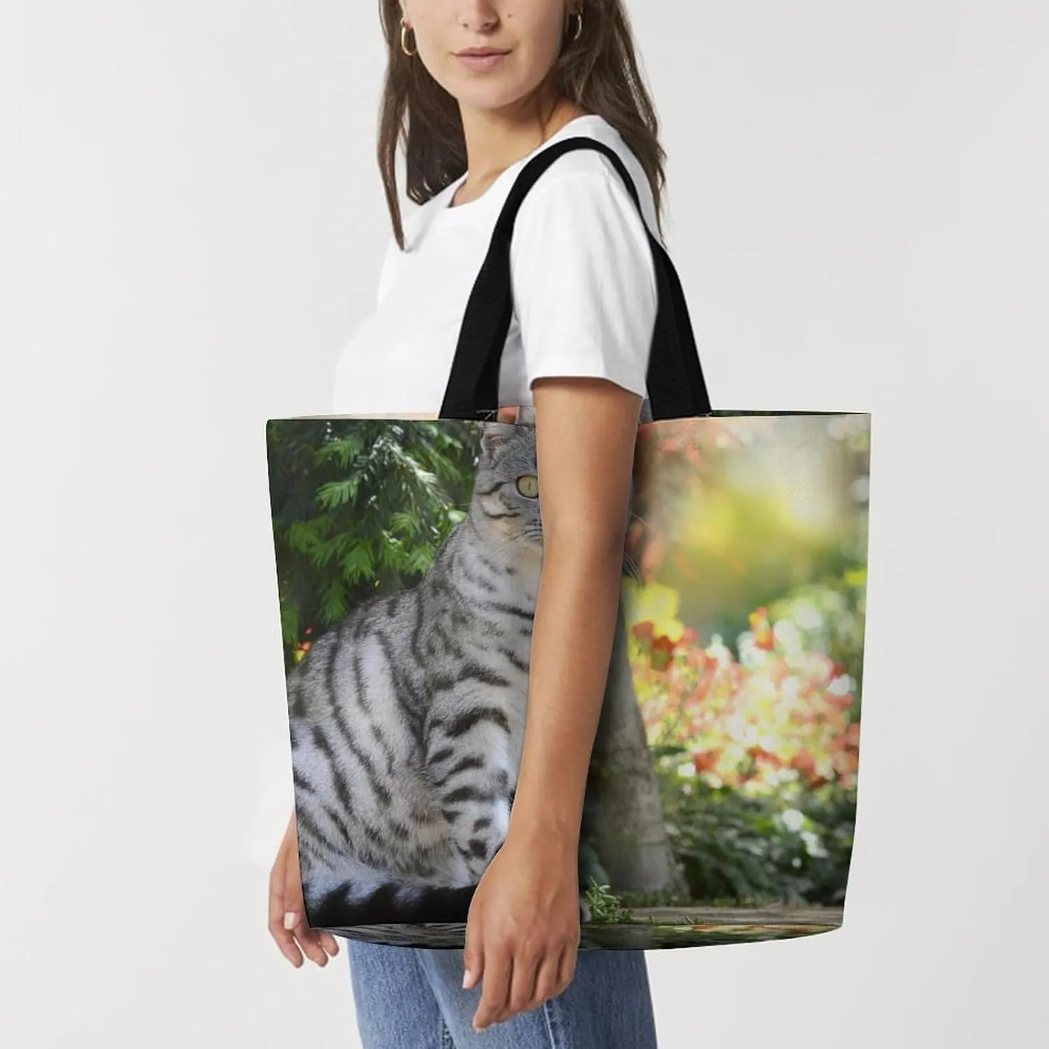 Large Capacity Shopping Tote Bag for Women, Girls