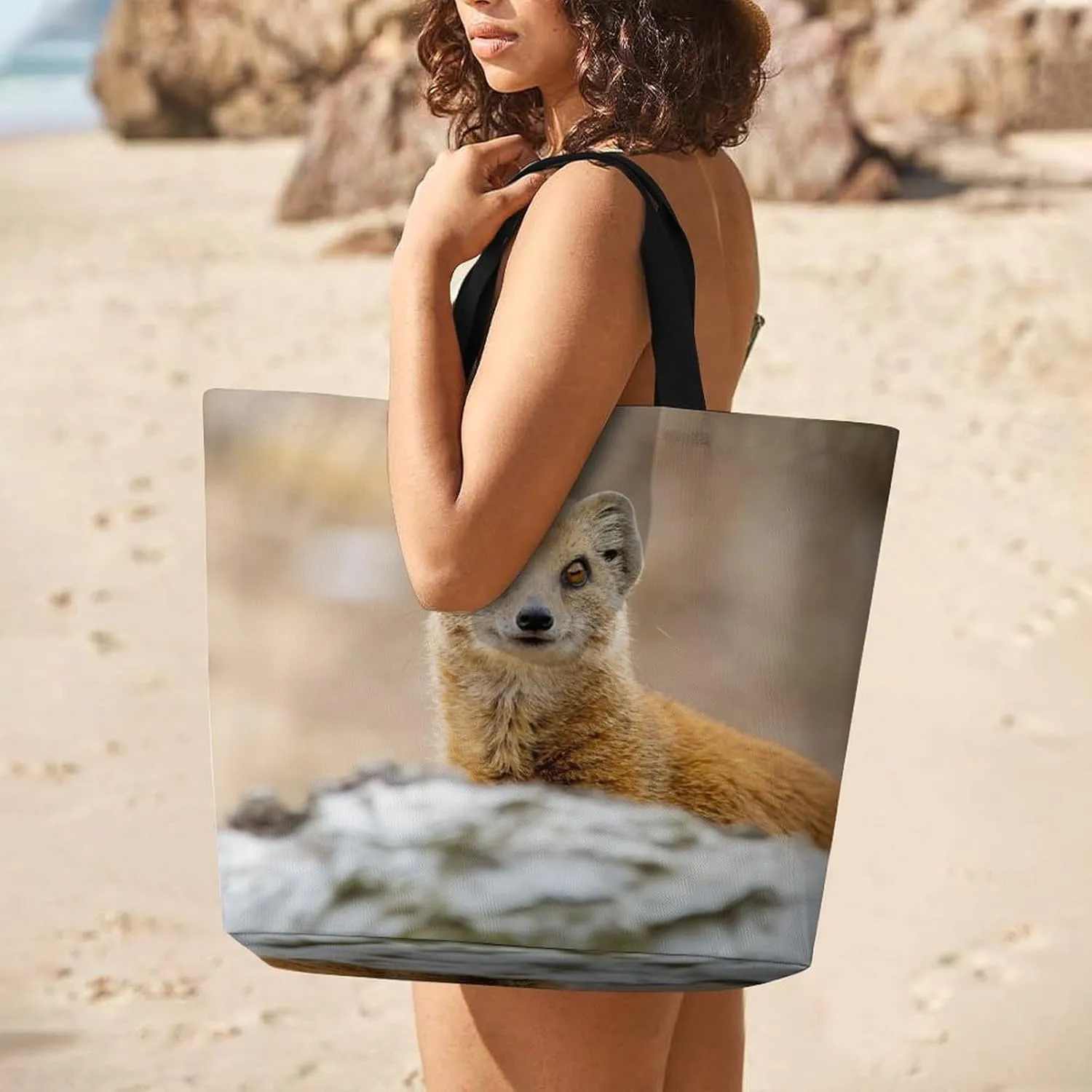 Large Capacity Shopping Tote Bag for Women, Girls