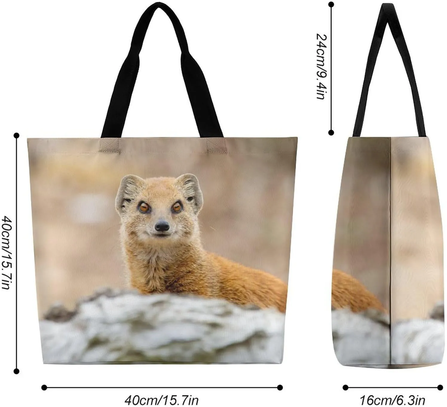 Large Capacity Shopping Tote Bag for Women, Girls