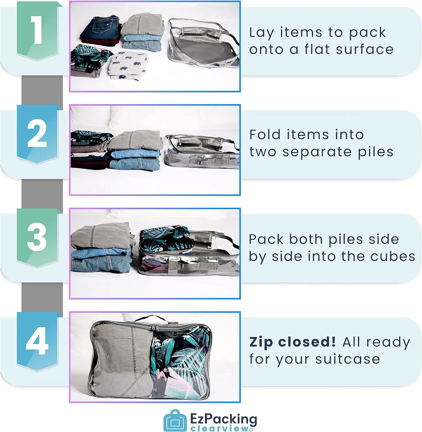 Large Clear Travel Packing Cube/See-Through PVC Organizer for Suitcase/Multipurpose Pouch w/Handle/Dress Shirts, Pants, Cashmere, Sweaters & Seasonal Linen Storage Protection (Burgundy)