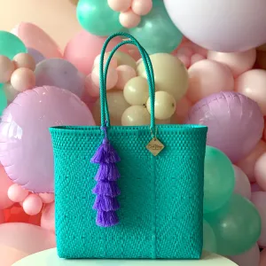 Large Tote - Aqua