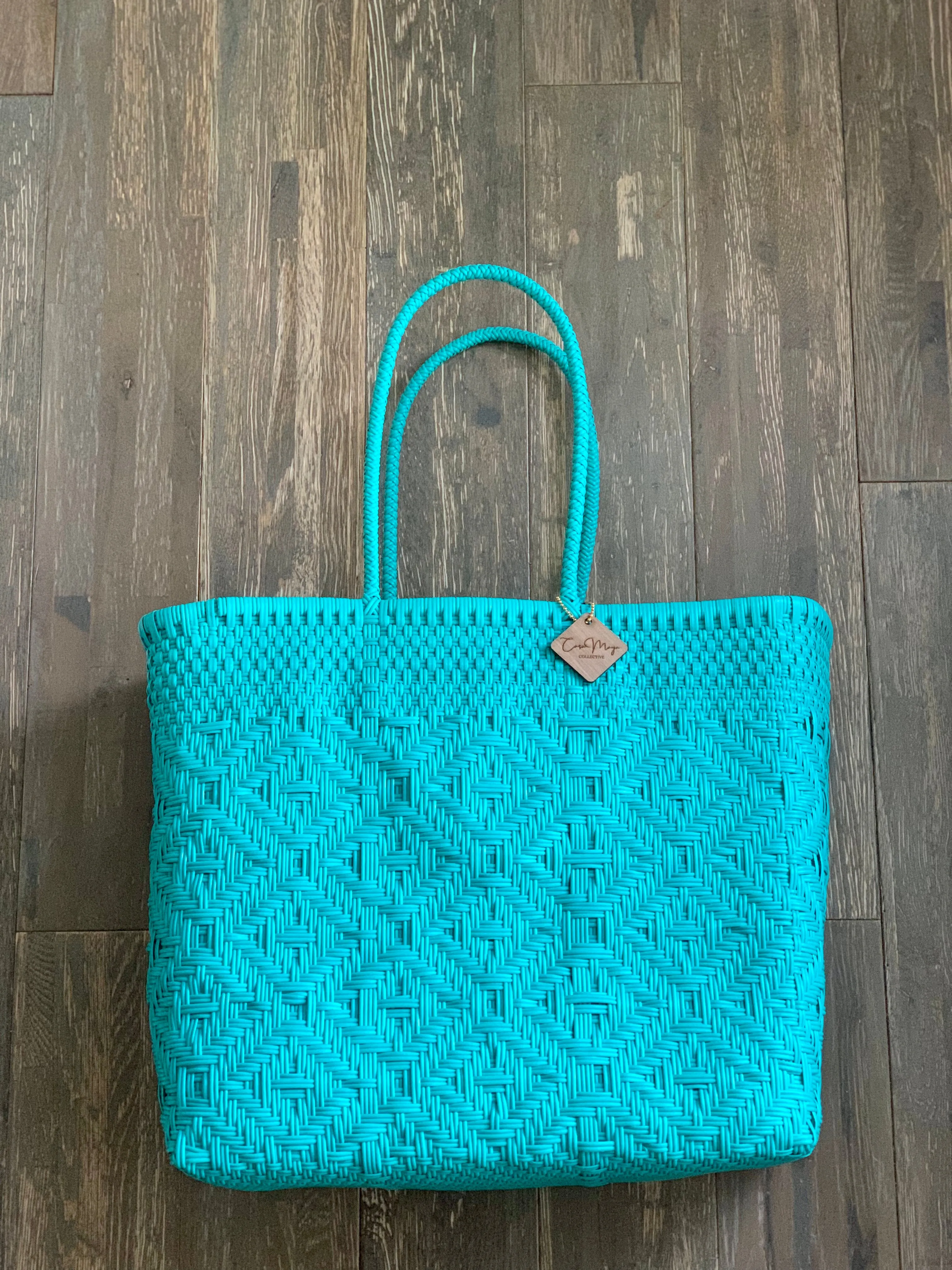 Large Tote - Aqua