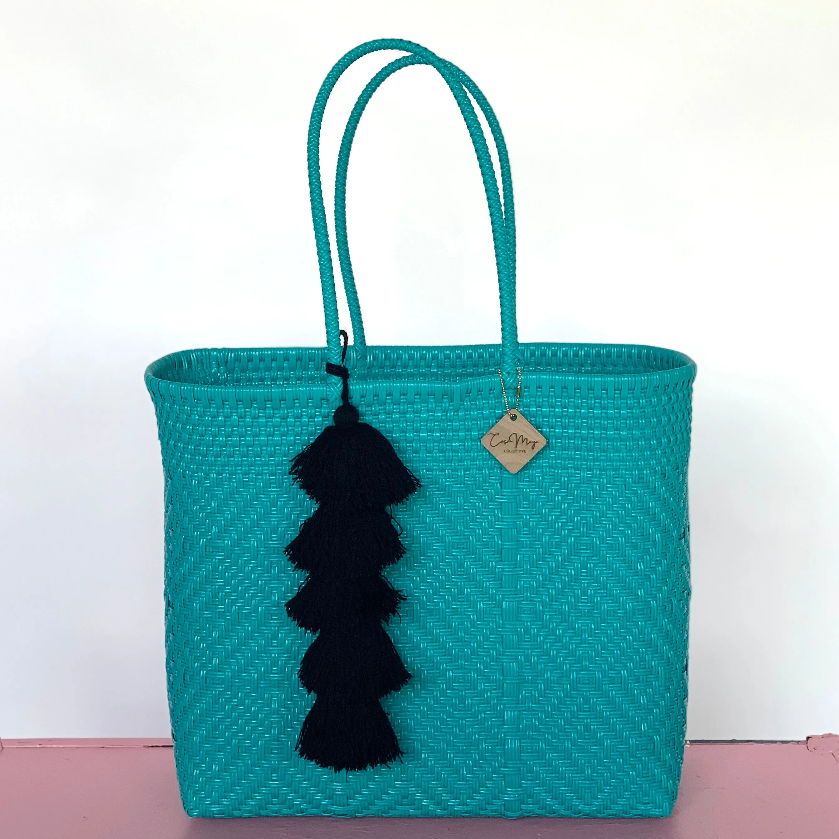 Large Tote - Aqua