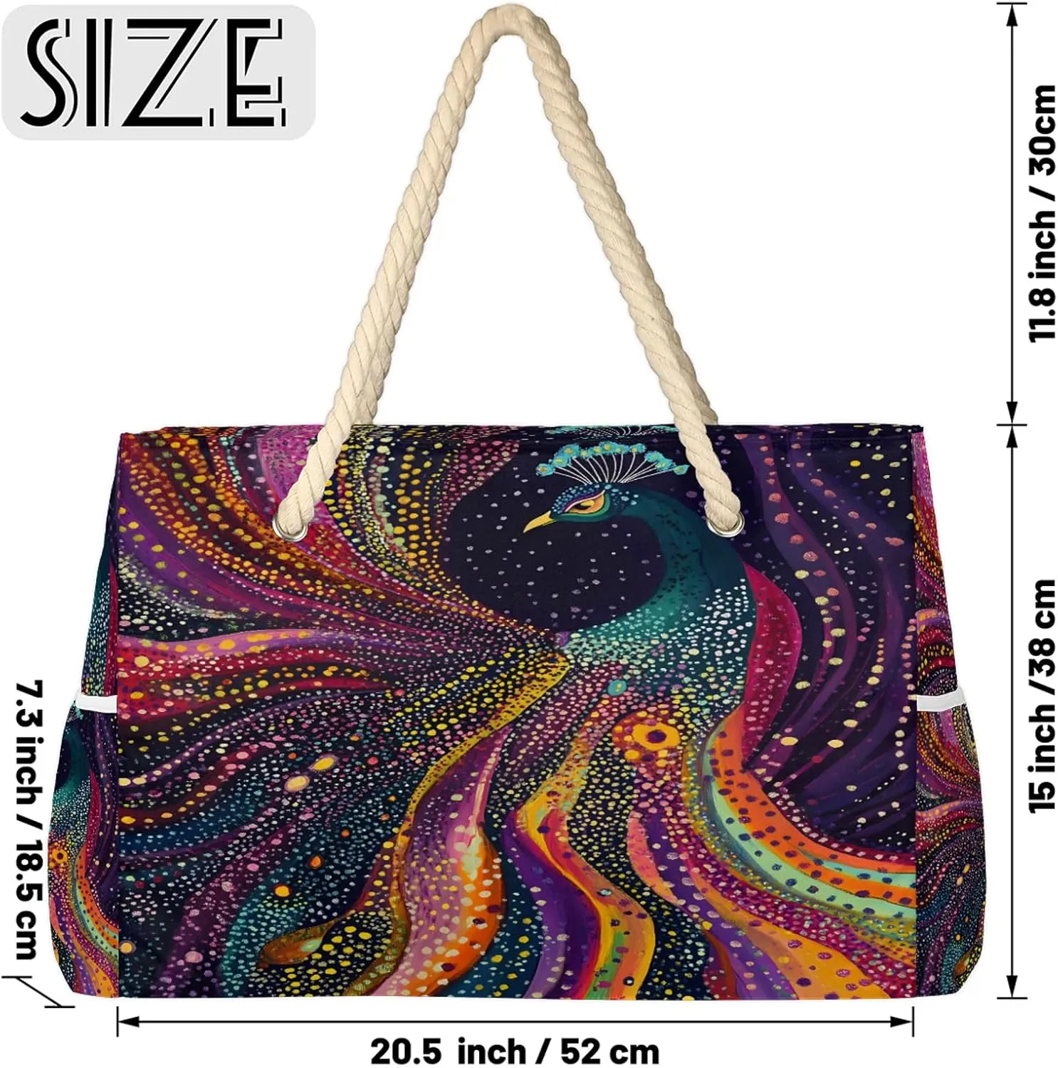 Large Tote Beach Bags for Women with Zipper Waterproof Sandproof Gym Swim Pool Grocery Travel Bag