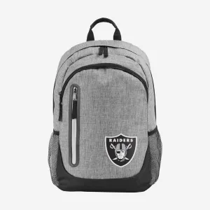 Las Vegas Raiders Heather Grey Bold Color Backpack