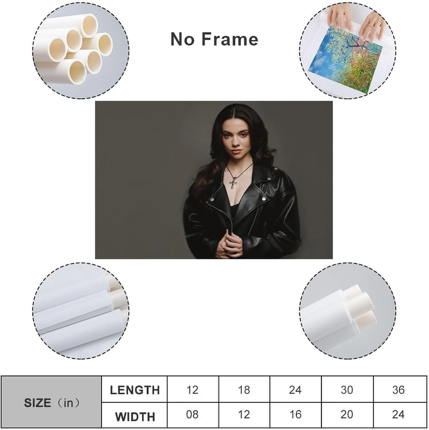 Lauren LaVera Poster (10) Painting On Canvas Wall Art Poster Scroll Picture Print Living Room Walls Decor Home Posters 12x18inch(30x45cm)