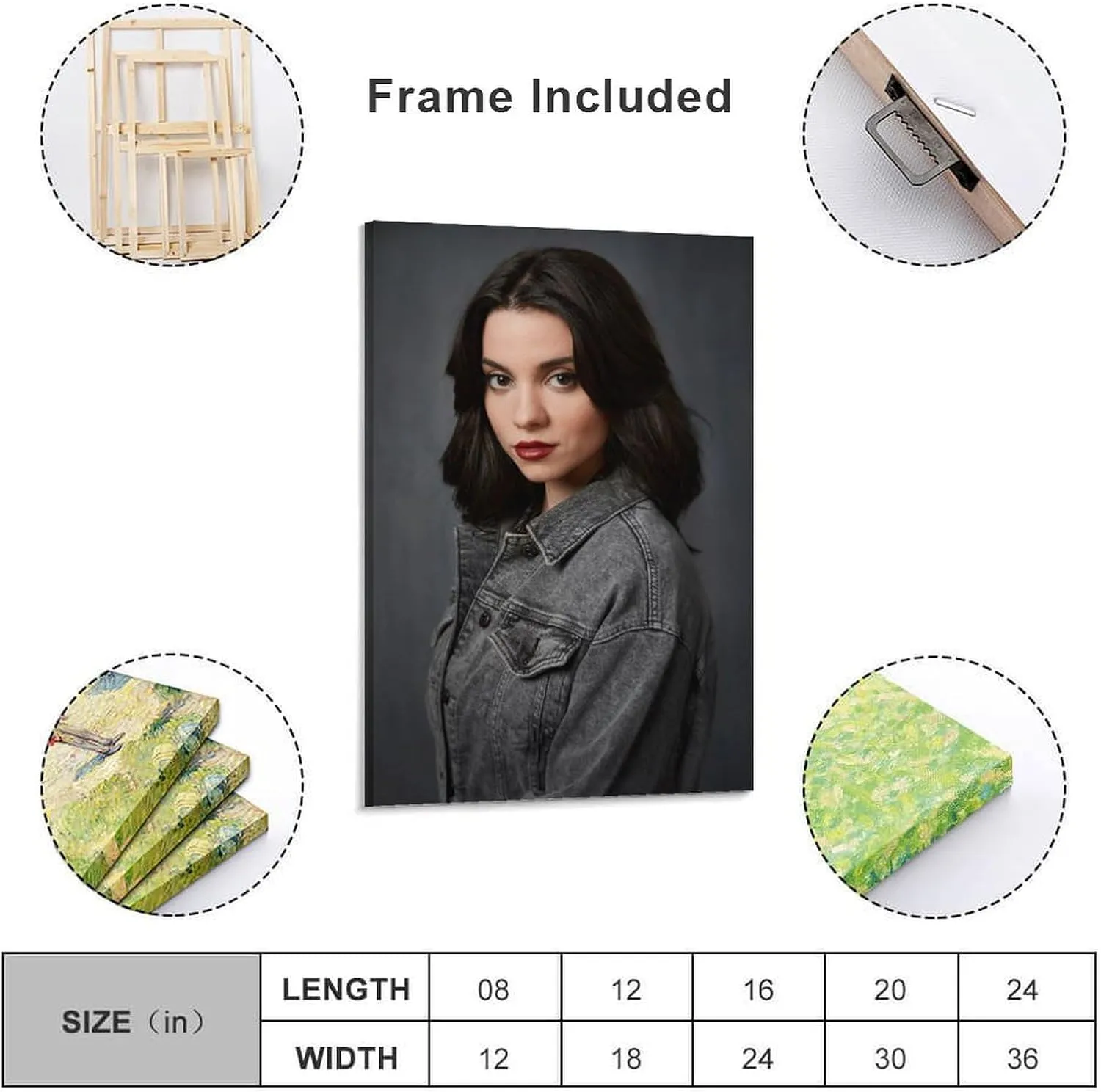 Lauren LaVera Poster (14) Poster Cool Artworks Painting Wall Art Canvas Prints Hanging Picture Home Decor Posters Gift Idea 08x12inch(20x30cm)