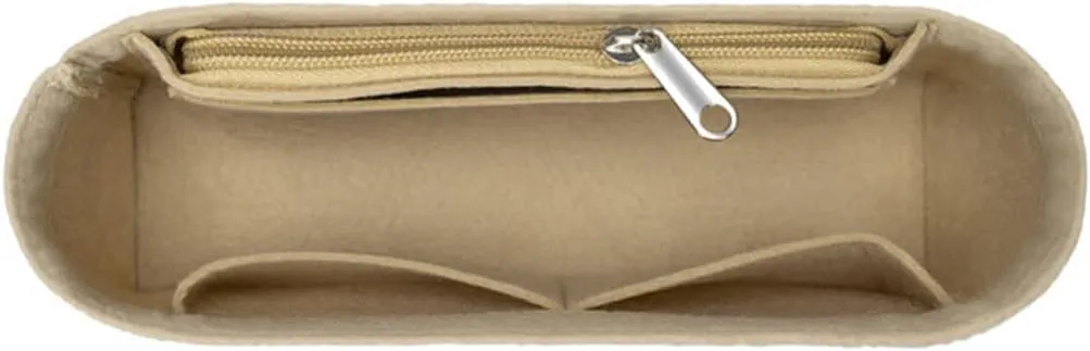 Lckaey Purse Organizer insert for Handbag Kelly 25 organizer1011Beige-S