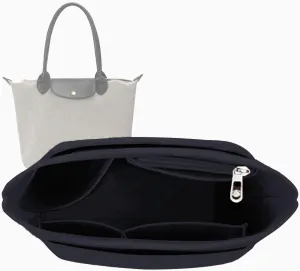 Lckaey purse Organizer Insert for le pliage organizer tote insert Large handbag organizer inserts large bag insert 1032black-L