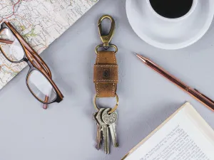 Leather Keyring Clip