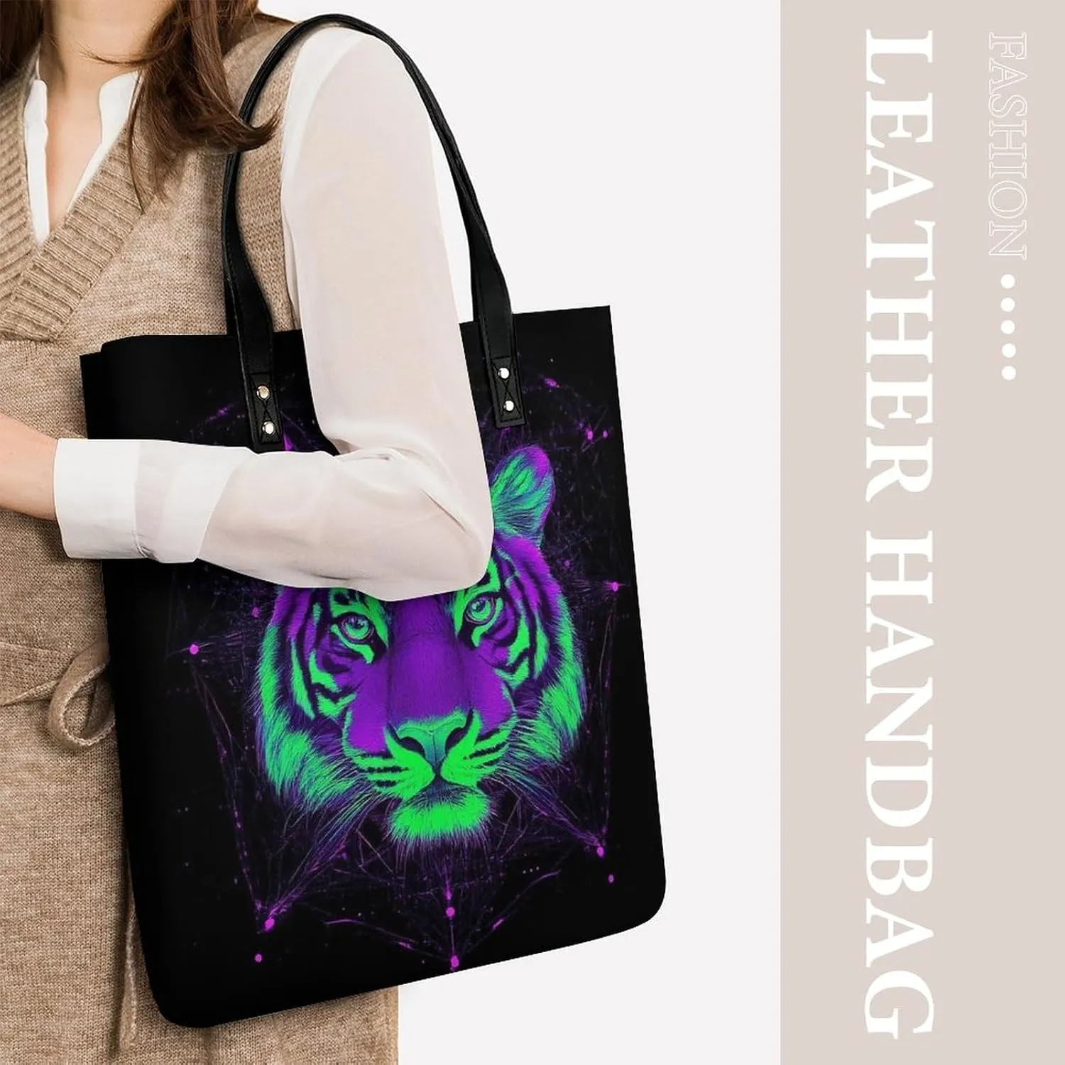 Leather Purse For Women Ladies Tote Shoulder Handbag
