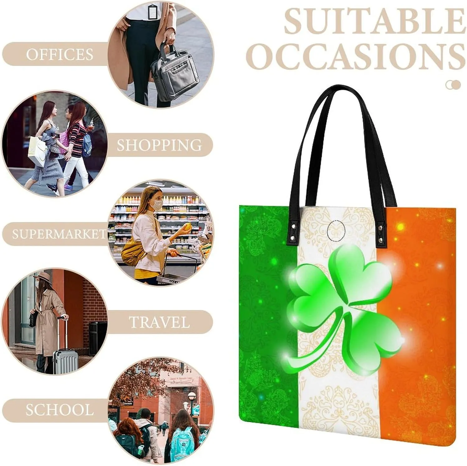 Leather Purse For Women Ladies Tote Shoulder Handbag