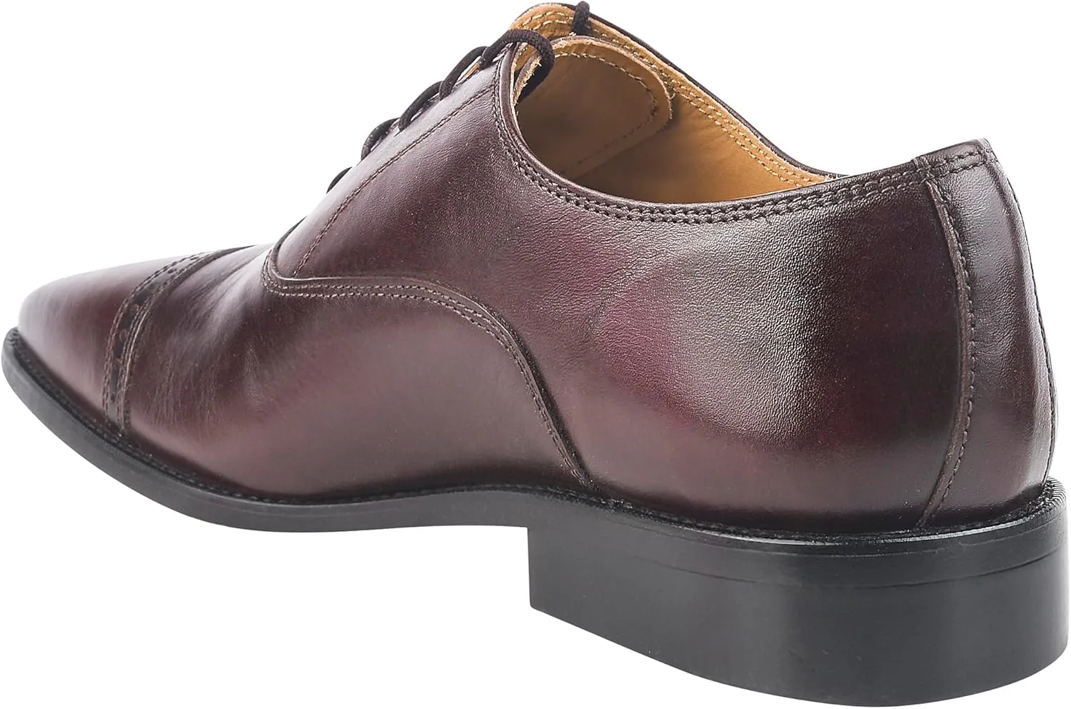 LIBERTYZENO Mens Tread Design Genuine Leather Lace Up Oxford Dress Shoes