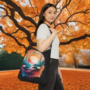 Libra Zodiac Sign Tote Bag Color Splash