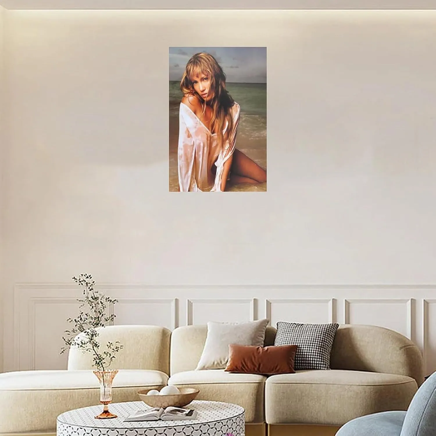 LIFCOZY Jennifer Lopez (11) Canvas Poster Wall Art Decor Print Picture Paintings for Living Room Bedroom Decoration Unframe-style 16x24inch(40x60cm)