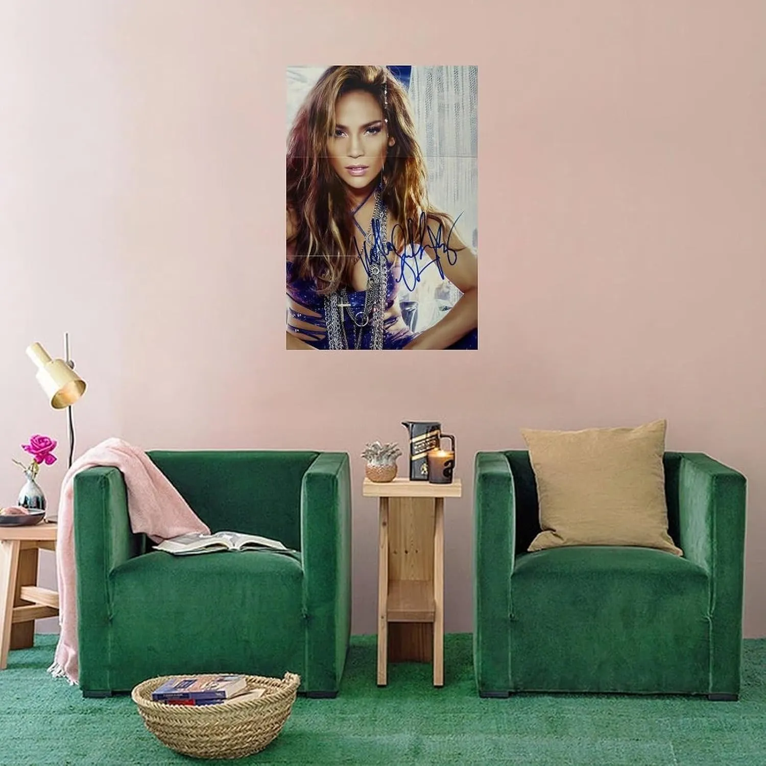 LIFCOZY Jennifer Lopez (3) Canvas Poster Wall Art Decor Print Picture Paintings for Living Room Bedroom Decoration Unframe-style 16x24inch(40x60cm)