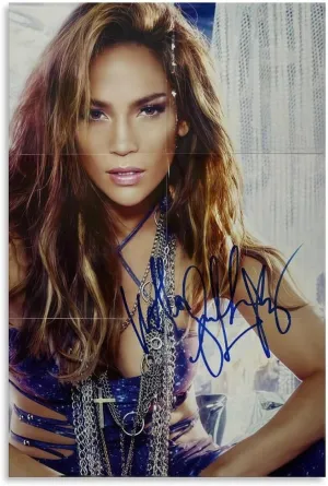 LIFCOZY Jennifer Lopez (3) Canvas Poster Wall Art Decor Print Picture Paintings for Living Room Bedroom Decoration Unframe-style 16x24inch(40x60cm)