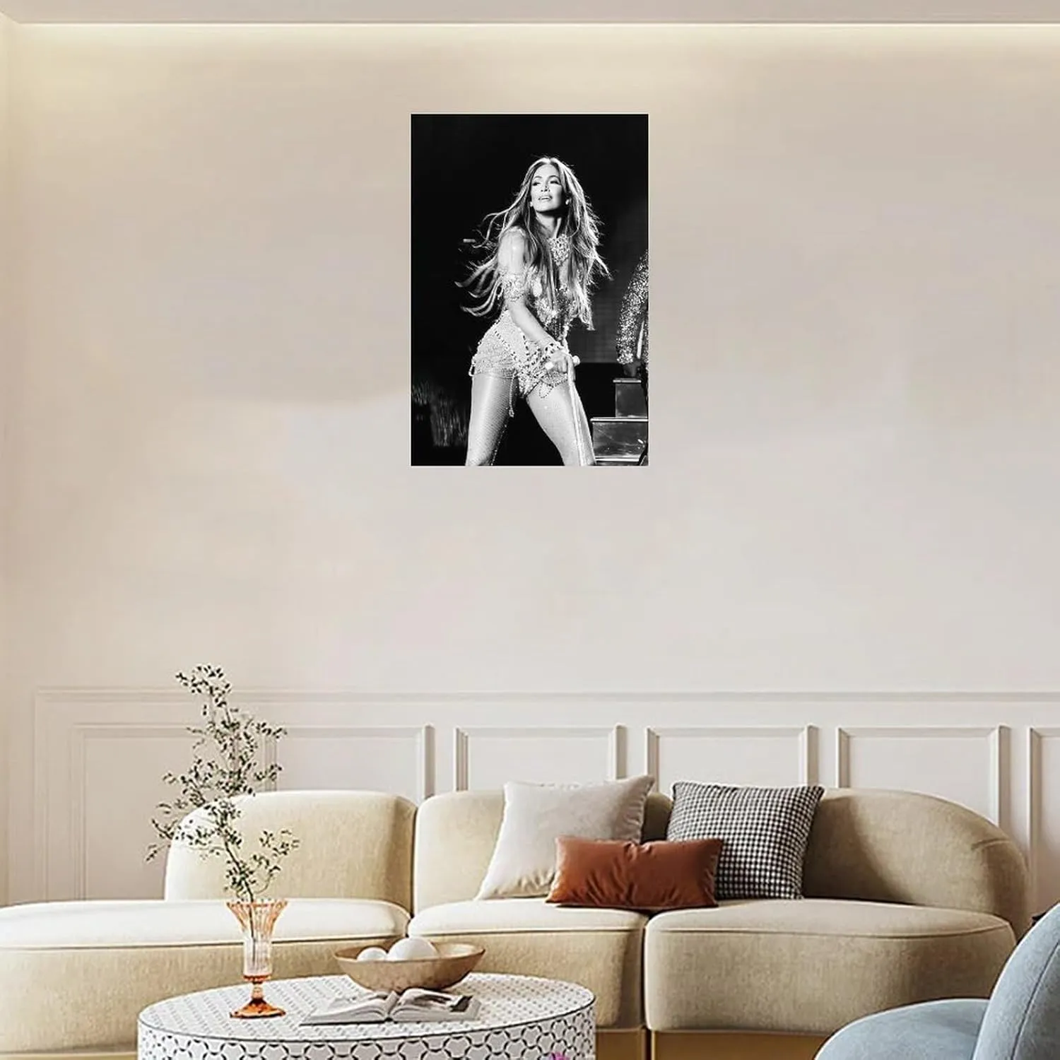 LIFCOZY Jennifer Lopez (8) Canvas Poster Wall Art Decor Print Picture Paintings for Living Room Bedroom Decoration Unframe-style 16x24inch(40x60cm)