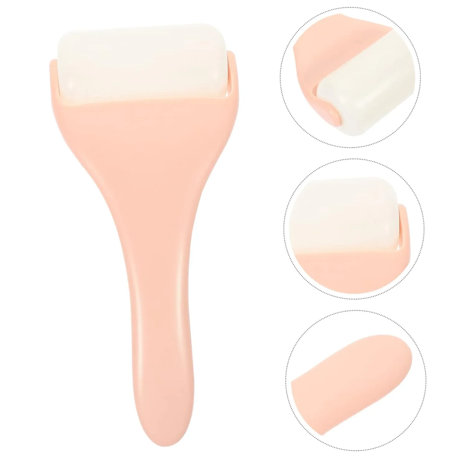 LIFKOME Face Ice Facial Roller Wrinkles Massage Ice Roller Facial Ice Massager Rollers Massage Roller Facial Massaging Tool Facial Cream Roller Eye Cream Roller White Stainless Steel