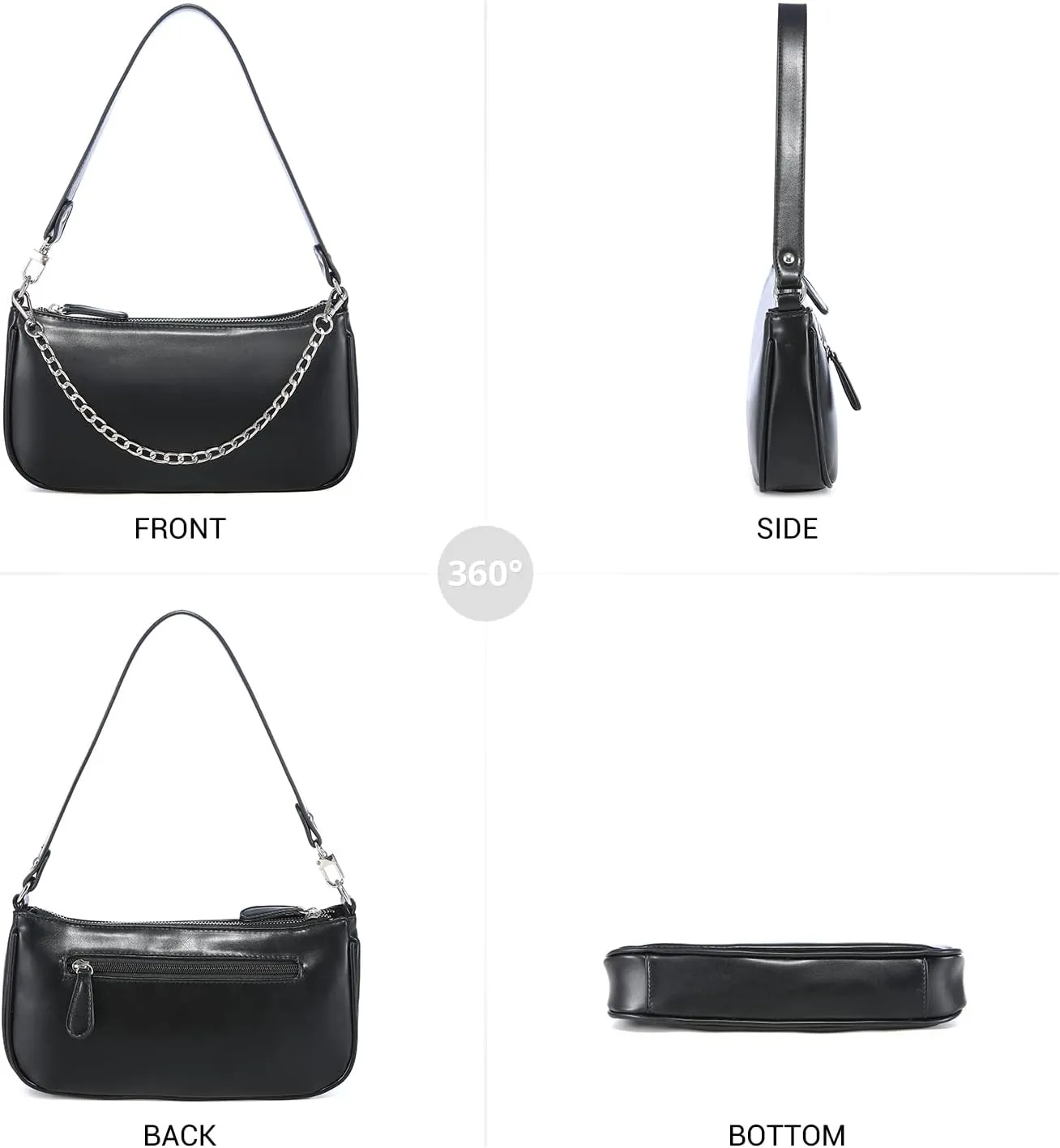 Loiral Small Purse for Women, Retro Classic Tote HandBag Shoulder Bags Clutch Purse