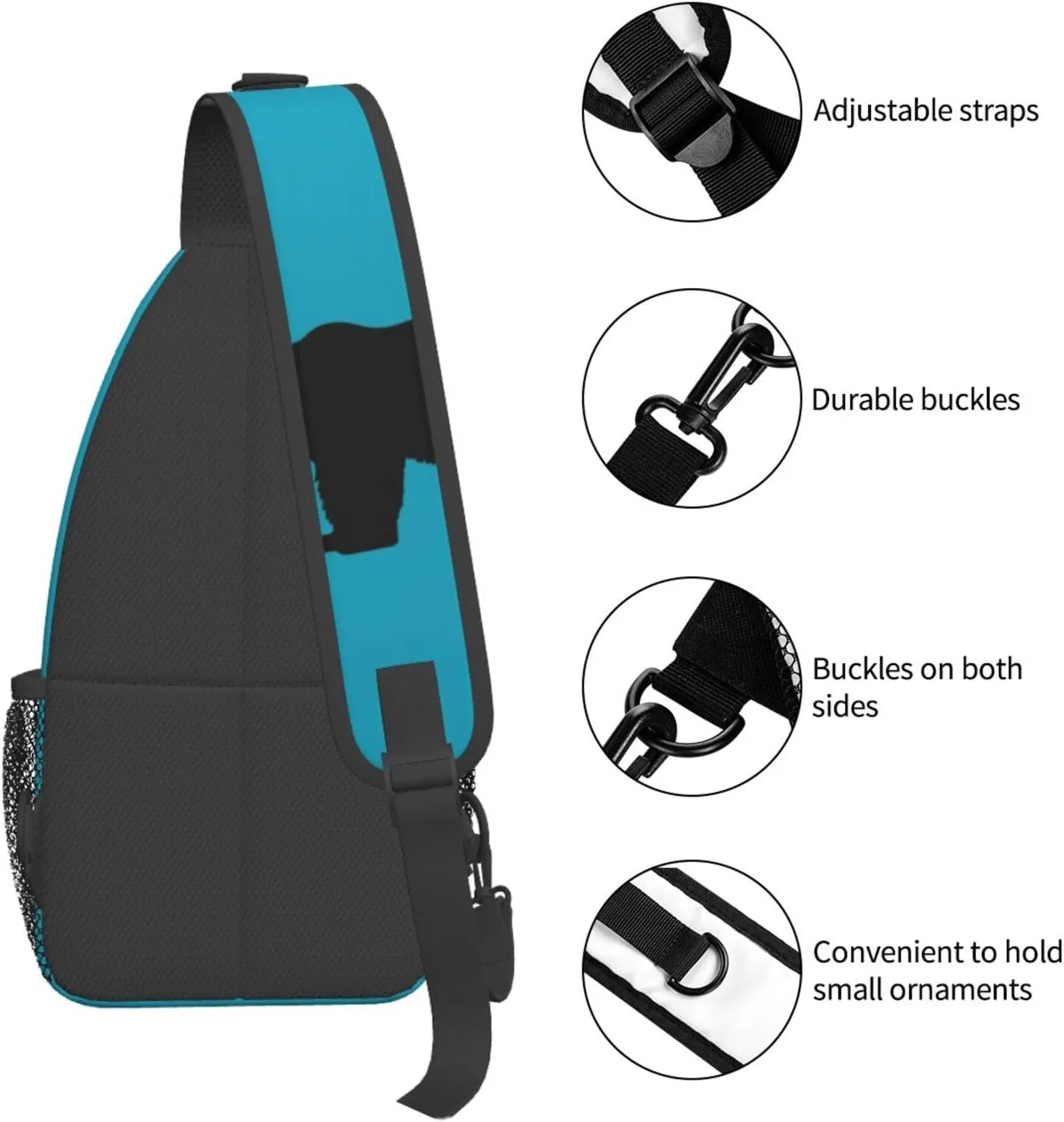 Lollipop Crossbody Sling Backpack Sling Bag Travel Hiking Chest Bag Daypack For Women Men
