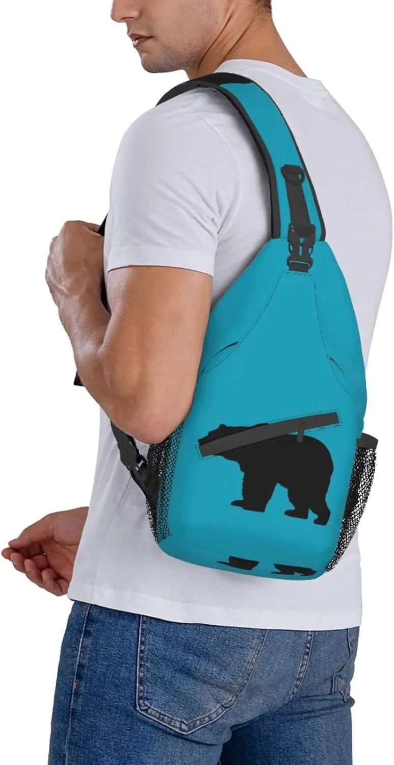 Lollipop Crossbody Sling Backpack Sling Bag Travel Hiking Chest Bag Daypack For Women Men