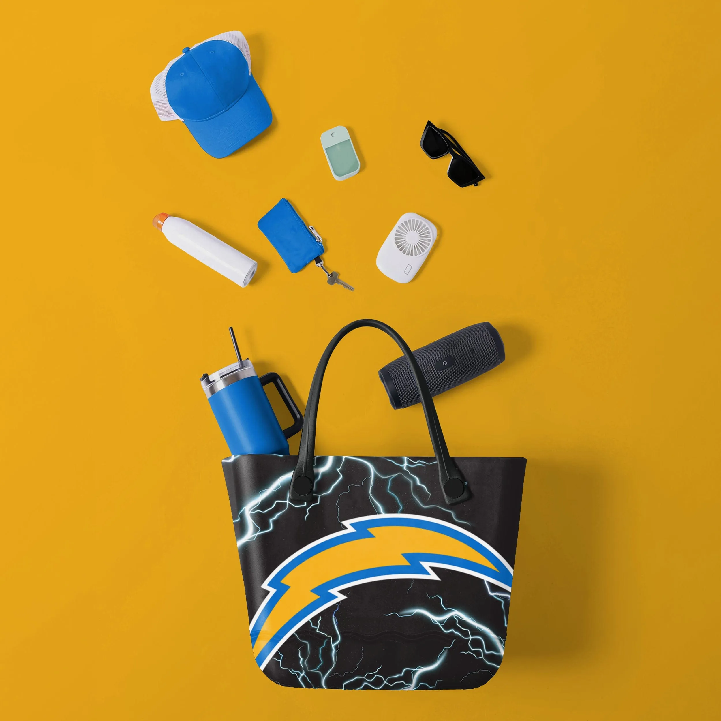 Los Angeles Chargers Thematic Tailgate Tote Bag