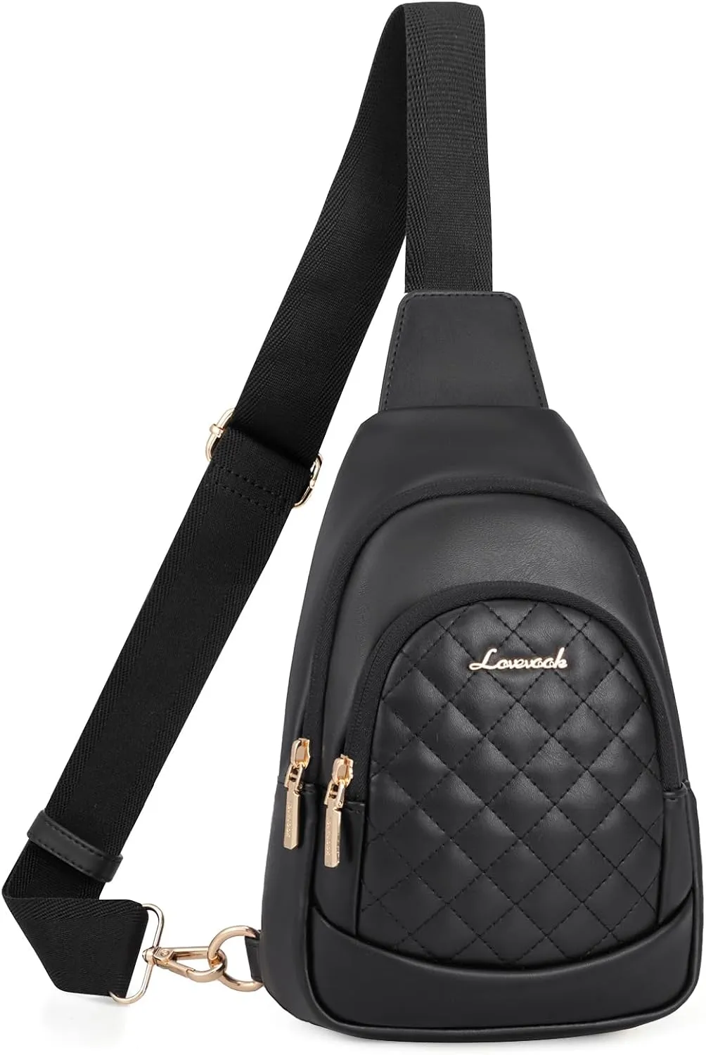 LOVEVOOK Sling Bag for Women,Leather Crossbody Bag for Women,Detachable Strap
