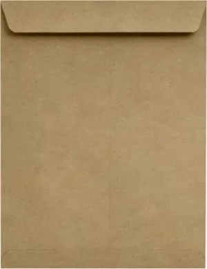 LUXPaper 10 x 13 Open End Envelopes | Peel & Press | Grocery Bag Brown | 70lb. Text | 500 Qty
