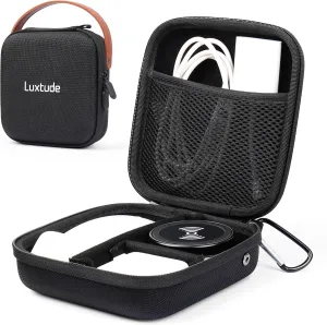 Luxtude Electronic Organizer Travel Case, Small Charger Organizer, Hard Tech Bag, Portable Tech Organizer, Cord & Cable Storage, Compact Electronics Case for Mouse/SD Card/Cords/Chargers