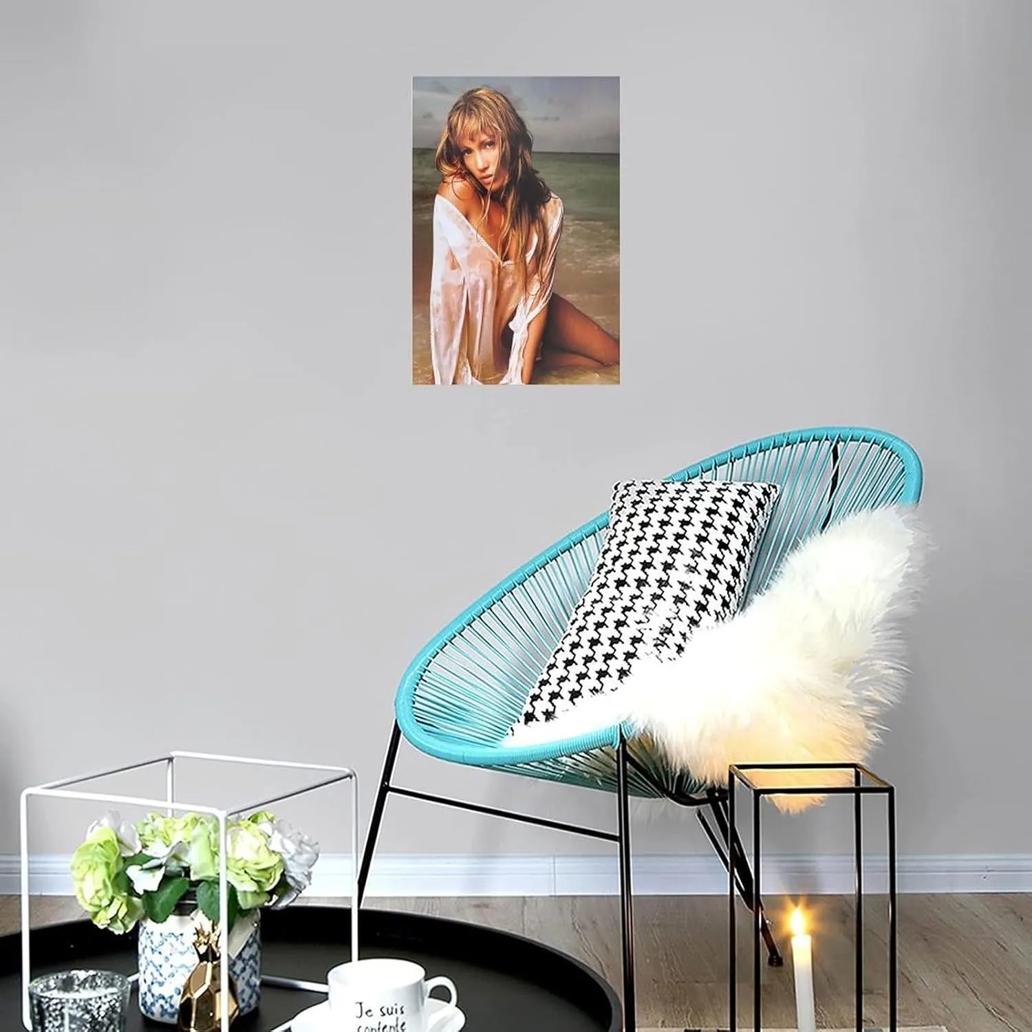 LXLCFHTD Jennifer Lopez (11) Canvas Poster Wall Art Decor Print Picture Paintings for Living Room Bedroom Decoration Unframe-style 20x30inch(50x75cm)