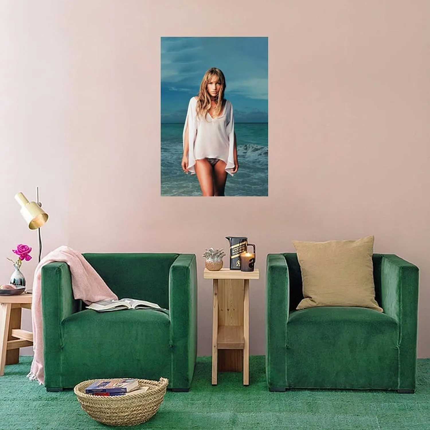 LXLCFHTD Jennifer Lopez (12) Canvas Poster Wall Art Decor Print Picture Paintings for Living Room Bedroom Decoration Unframe-style 16x24inch(40x60cm)