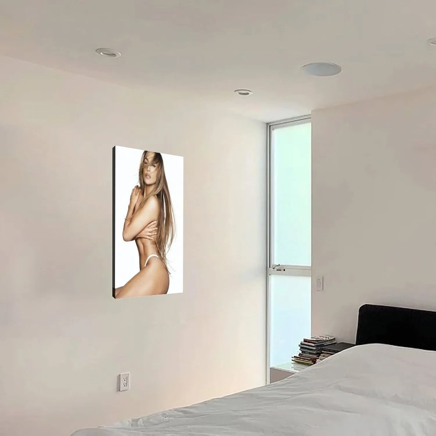 LXLCFHTD Jennifer Lopez (4) Canvas Poster Wall Art Decor Print Picture Paintings for Living Room Bedroom Decoration Frame-style 12x18inch(30x45cm)