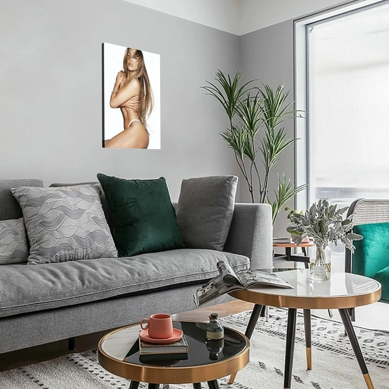 LXLCFHTD Jennifer Lopez (4) Canvas Poster Wall Art Decor Print Picture Paintings for Living Room Bedroom Decoration Frame-style 12x18inch(30x45cm)