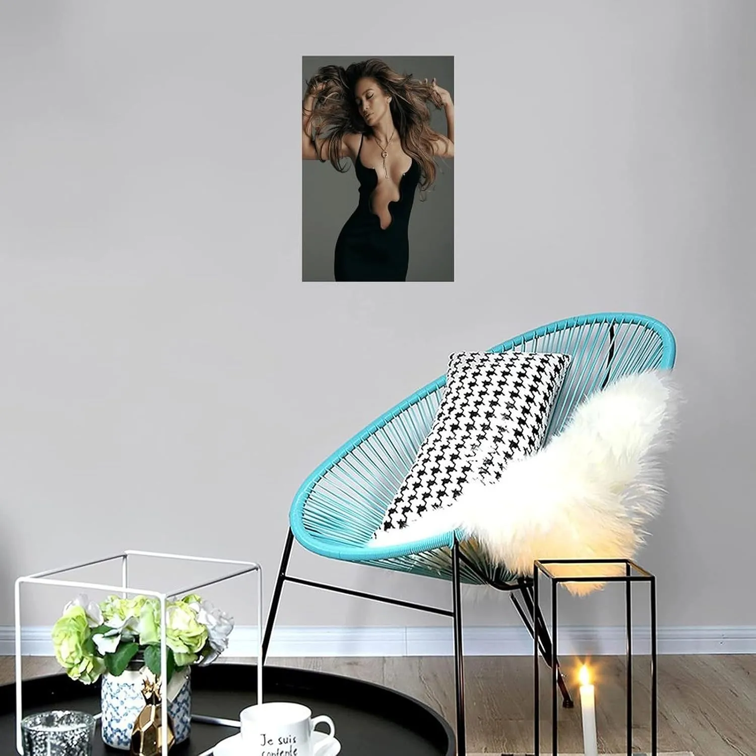 LXLCFHTD Jennifer Lopez (9) Canvas Poster Wall Art Decor Print Picture Paintings for Living Room Bedroom Decoration Unframe-style 24x36inch(60x90cm)