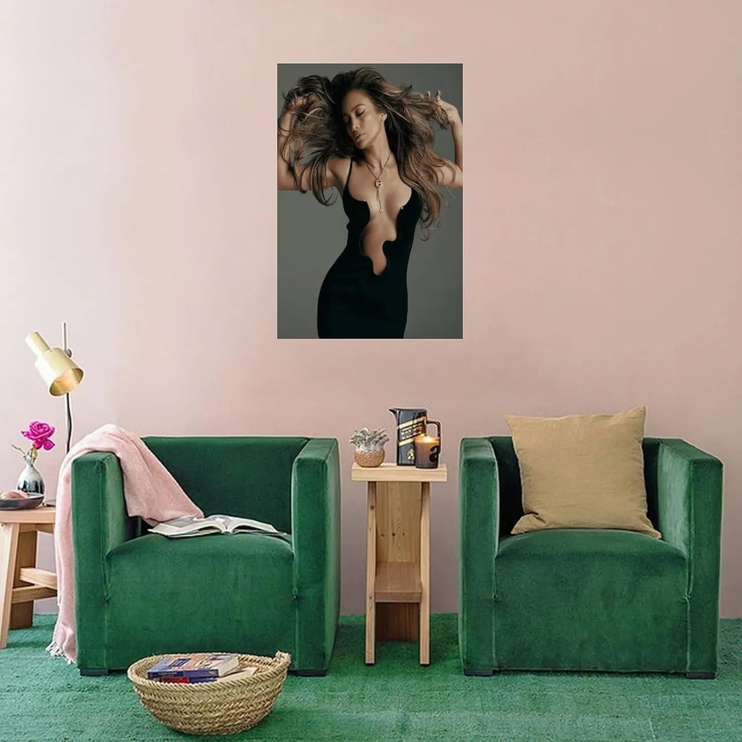 LXLCFHTD Jennifer Lopez (9) Canvas Poster Wall Art Decor Print Picture Paintings for Living Room Bedroom Decoration Unframe-style 24x36inch(60x90cm)