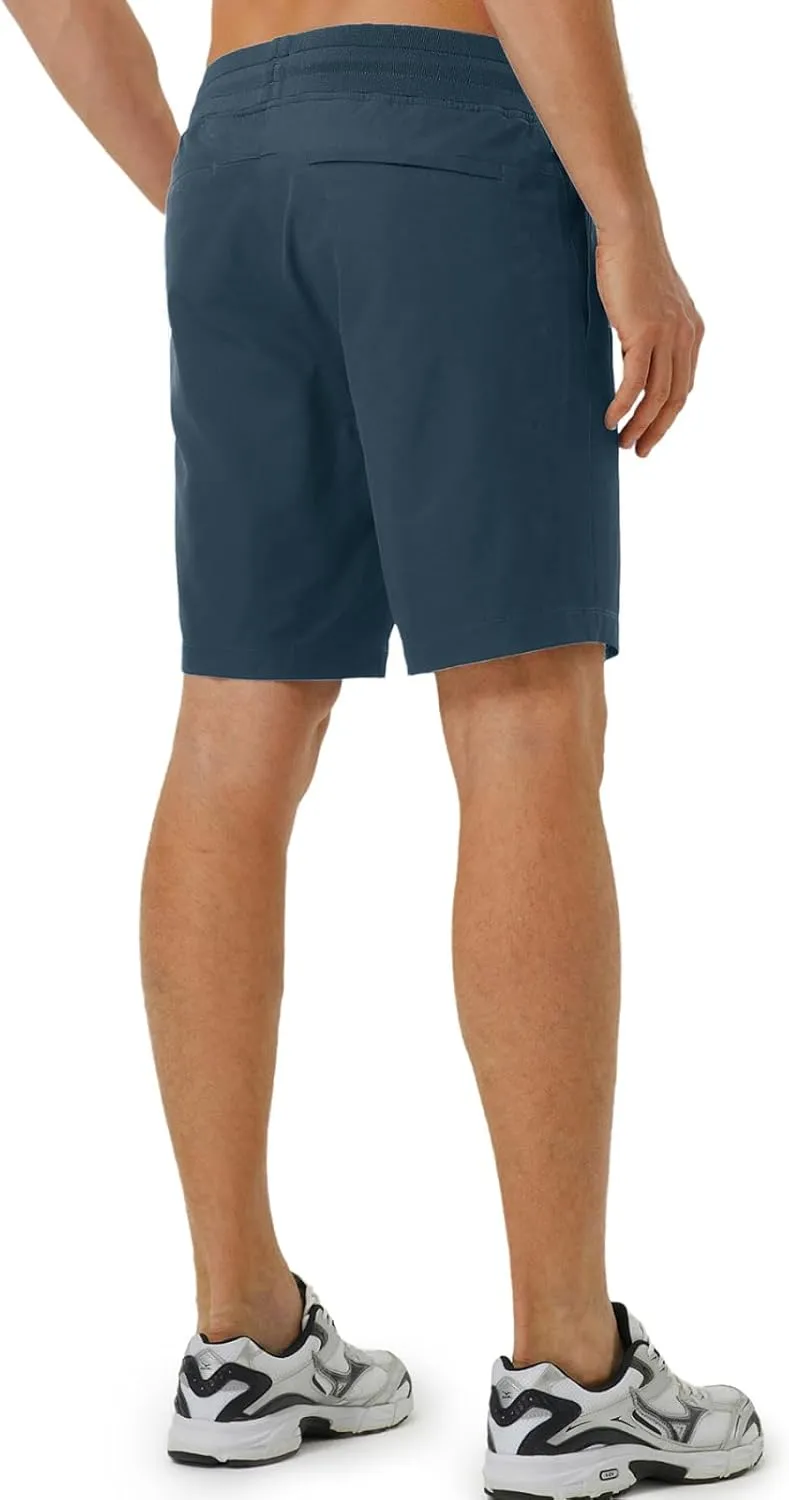 M MAELREG Mens Athletic Shorts with Zipper Pockets 7"/ 9" Lightweight Quick Dry Sports Gym Workout Running Shorts