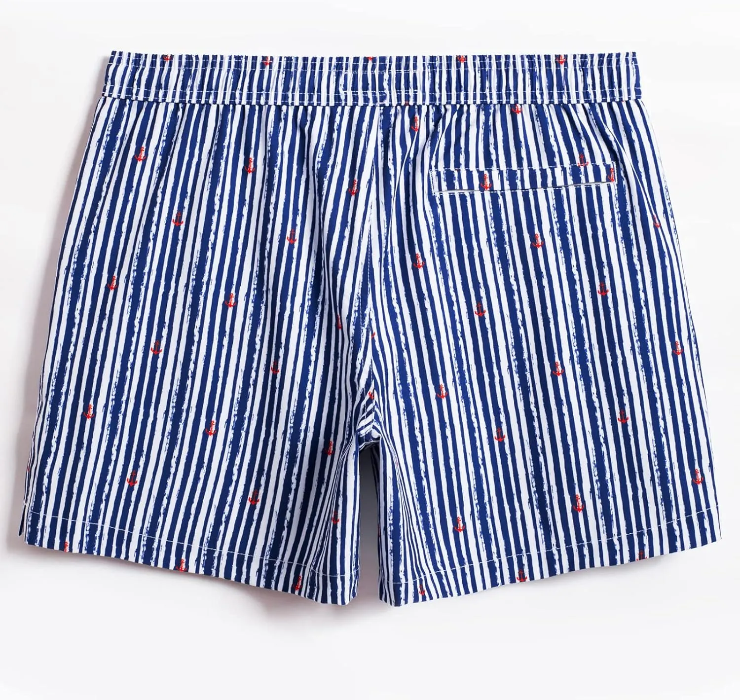 maamgic Mens Boys 80s 90s Vintage 4 Way Stretch Swim Trunks with Mesh Lining Quick Dry Swim Suits Board Shorts