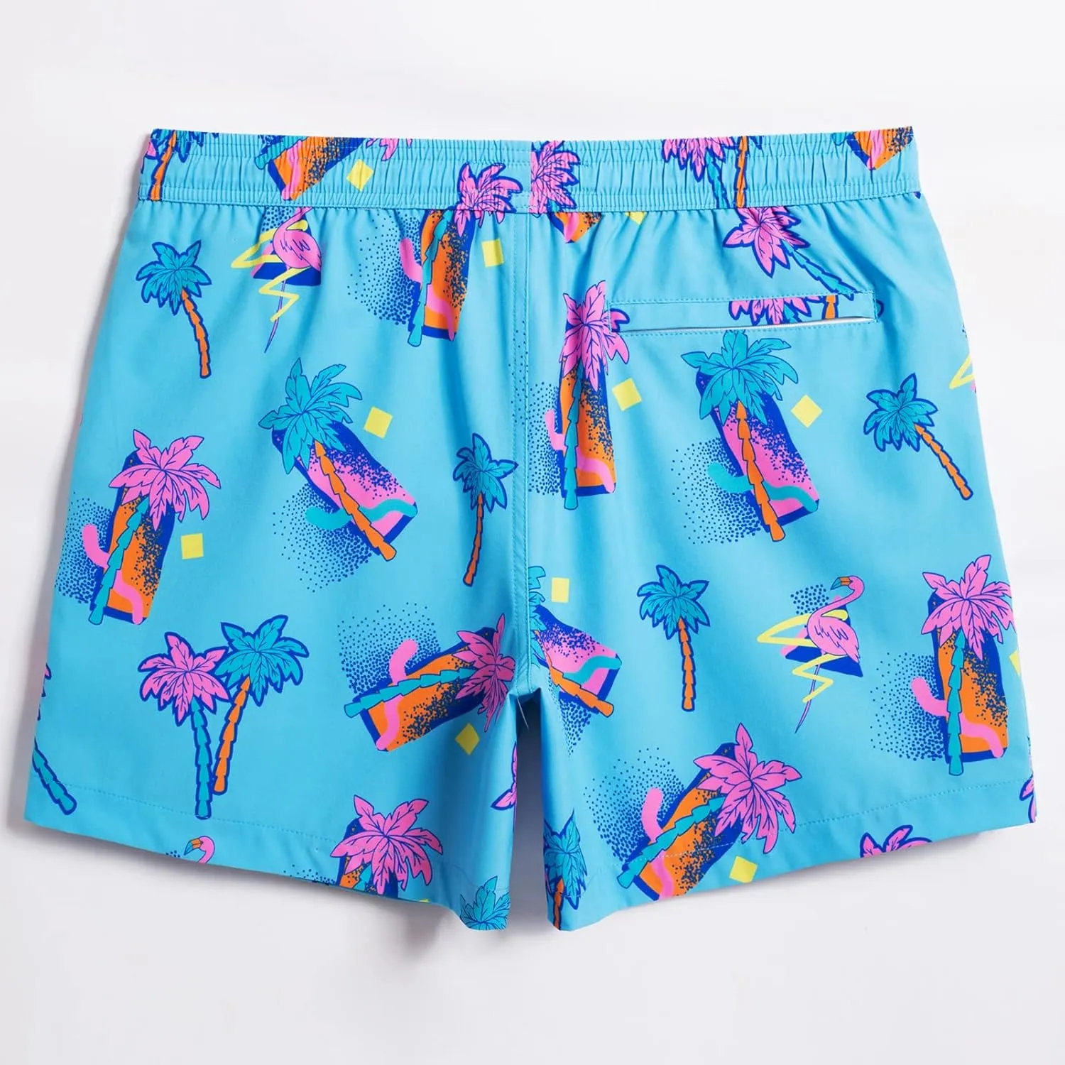 maamgic Mens Boys 80s 90s Vintage 4 Way Stretch Swim Trunks with Mesh Lining Quick Dry Swim Suits Board Shorts