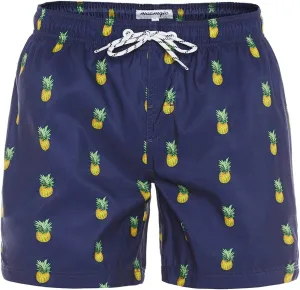 maamgic Mens Slim Fit Swim Shorts Swim Trunks 7 inch